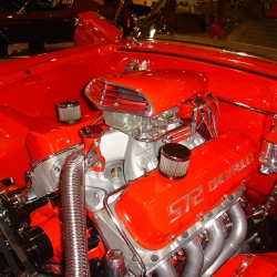 57 Thunderbird Engine Bay